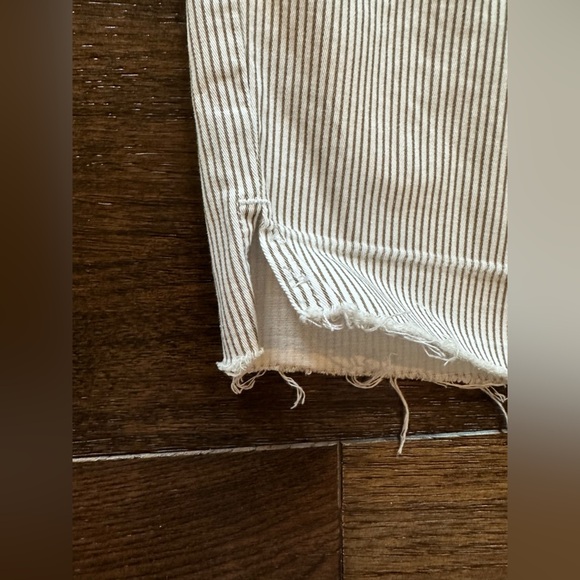 Madeline Cream and Black Striped Pants- size 10 - Picture 7 of 7